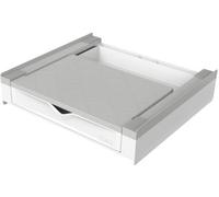 Meliconi – Kit de superposition Torre Duo – Tablette coulissante et tiroir – pour lave/sèche-linge