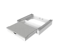 Meliconi - Kit de superposition universel + Tablette coulissante et tiroir intégré - TORRE DUO - pour lave-linge et sèche-linge