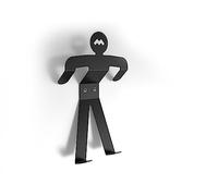 Meliconi MyBike Porte-accessoires pour vélo mural, rangement casque, gants et chaussures, support extérieur et intérieur, support pré-monté en acier, portée 10 kg, fabriqué en Italie