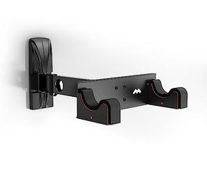 Meliconi MyBike Support pour vélo mural, support de vélo mural extérieur et intérieur, support pliable, cadre en acier, débit 30 kg, noir