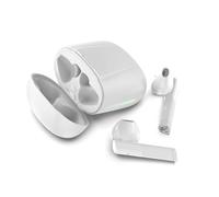 Meliconi Mysound Dart Pods Écouteurs True Wireless Bluetooth 5.3 Blancs avec LED, Microphone, capteur Tactile, autonomie 5 h, étui de Charge 3X, Easy Auto-Pairing, Excellente qualité Audio