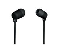 Meliconi MySound Speak FLUO - Écouteurs avec micro - intra-auriculaire - filaire - jack 3,5mm - noir
