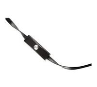 Meliconi MySound Speak FLUO - Écouteurs avec micro - intra-auriculaire - filaire - jack 3,5mm - noir Noir G