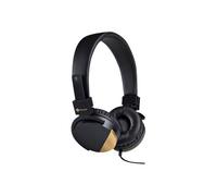 Meliconi MySound Speak Metal - Écouteurs avec micro - sur-oreille - filaire - noir