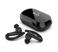 Meliconi MYSOUND True FIT Plus - Écouteurs True Wireless Bluetooth 5.3 Noir, Idéal pour Le Sport, Commande Tactile, Boîtier de Chargement avec LED, Batterie de 32 Heures