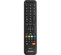 Meliconi Noir 1.8x4.6x19.3cm Easy 4.1 - Télécommande Universelle Pour 4 Appareils Noir G