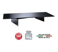 Meliconi Plateau TV rotatif Rotobridge Elite L métal/verre 32 à 52'' Noir 75 cm