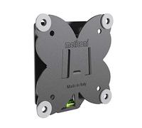 Meliconi Slimstyle Plus 100 S, support mural fixe ultra fin pour téléviseur à écran plat de 14 pouces à 43 pouces, support TV avec VESA 75-100, capacité 20 kg, fabriqué en Italie, noir