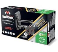 Meliconi Slimstyle Plus 100 SDR Support Mural Double Bras pour TV de 14" à 32" VESA 50-75-100 Fabriqué en Italie