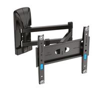 Meliconi Slimstyle Plus 200SDR, Support TV avec Double Rotation, Double Rotation 26"/45" 25 kg, Noir