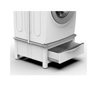 Meliconi Réhausseur universel BASE SPACE EXTRA H30 cm hauteur réglable Tiroir coulissant 28L Blanc