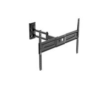 Meliconi - Support Mural TV Inclinable et Orientable FDR 600 Flat FB - Grand Angle - pour TV 50" à 75" - VESA 300/400/600