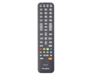 Meliconi Télécommande universelle Fully 8.1 - 8 en 1 pour TV, décodeur, Sky, DVD/BLU-Ray, boîtier multimédia, IPTV et autres appareils