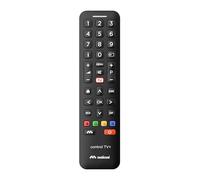 Meliconi Télécommande universelle Control TV+ 808035 – Bouton Netflix – Noire