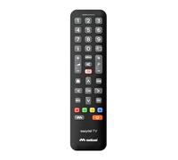 Meliconi Télécommande universelle pour TV Easytel TV New – contrôle fonctions de base des Smart TV