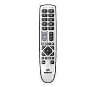 Meliconi - Télécommande universelle PRATICO DUO pour 1 TV et 1 décodeur TNT ou SAT - 100% fonctions d'origine - Corps en gomme