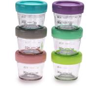 Melii Glass Food Container boîte de rangement pour aliments 6x118 ml