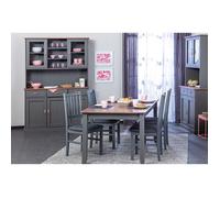MELINA - Ensemble Séjour avec Table 160cm + 2 Vaisseliers - Altobuy Gris