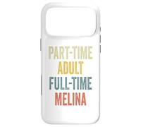 Melina Personalized Retro Girls Part-Time Melina Name Coque pour iPhone 17 Pro Max
