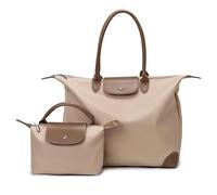 Mélina Sac à Bandoulière pour Femme - Chez Anabelle (Beige,41 * 33 * 17cm)