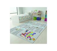 Melis Home Tapis éducatif Enfant - Tables de Multiplication 1 à 10, antidérapant, Lavable et décor ludique
