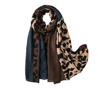 MELISION Echarpe longue imprimee leopard pour femme Echarpe de cou Chale Cadeau pour femme