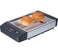 Melissa 16140112 Grille-pain plat en acier inoxydable Grille-pain plat Flachtoaster Acier inoxydable noir.