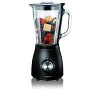 Melissa 16180133 - Blender 1,5L Bol en Verre - 500W - Noir Mat
