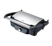 Melissa 16240108 - Appareil à panini 1600W, acier inoxydable/noir