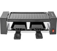 Melissa Appareil à raclette 16300031 – 2 personnes 400 W Plaque 23x10 cm Antiadhésif Noir