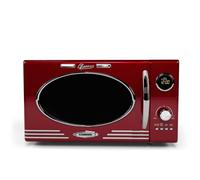 Melissa Micro-ondes avec gril 16330129 – 23 L, 800 W – Rouge métallisé