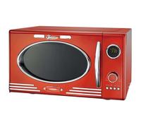 Melissa 16330129 Micro-ondes chrome, rouge