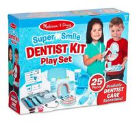 Melissa & Doug Kit de dentiste Super Smile pour enfants, Jeu de rôle, Jouets de dentiste pour enfants, Jouets éducatifs, Cadeau pour filles et garçons de 3 4 5 6 7 ans