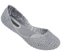 Melissa Campana Papel 20 Ballerines à Bout fermé pour Femme, Paillettes argentées 50711, 40