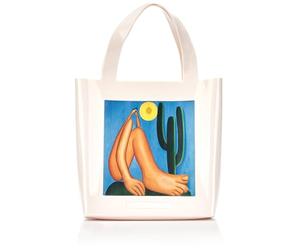melissa Canvas Bag + TARSILA DO AMARAL AD, Accouplement pour femme, Beige, beige