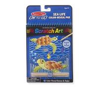 MELISSA Carte à gratter Rainbow Scratch Art Sea Life 19149