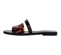 Melissa Claquettes Ivy II pour femme, Noir/écaille de tortue, 39 EU