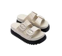 melissa Cozy Platform Ad, Sandales pour femme, Noir, beige, 41/42 EU