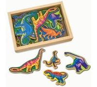 MELISSA & DOUG - 10476 - LOISIR CRÉATIF - WOODEN DINOSAUR MAGNETS G