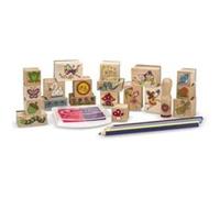 MELISSA & DOUG - 12424 - KIT DE LOISIR CRÉATIF - ESTAMPILLE UNE SCÈNE - JARDIN FÉERIQUE G