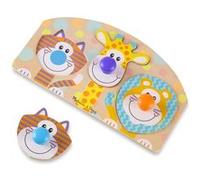 Melissa & Doug Puzzle À Gros Boutons - Safari