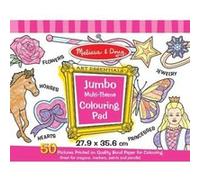 MELISSA & DOUG - 14225 - LOISIR CRÉATIF - JUMBO COLOURING PAD - PINK G