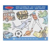 Melissa & Doug – Bloc à colorier Jumbo 14226 – Thèmes multiples
