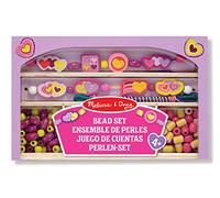 Melissa & Doug - 14257 - Loisir Créatif - Coffret perles bois Coeurs Heureux