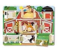 Melissa & Doug - 14592 - Loisir Créatif - Magnetic Farm Hide & Seek Board