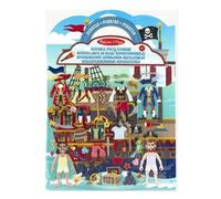 Melissa & Doug - 19102 - Autocollants En Relief Repositionnables Pirates