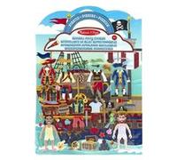 Melissa & Doug - 19102 - Autocollants En Relief Repositionnables Pirates