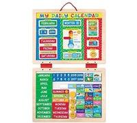 Melissa & Doug - 19253 - Apprendre À Lire Et À Écrire - Mon Premier Calendrier Magnétique