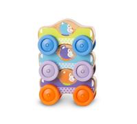 Melissa & Doug 40129 First Play Wooden Animal Stacking Cars (3 Pcs)