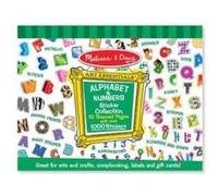 MELISSA & DOUG - 4191- LOISIR CRÉATIF - STICKER COLLECTION - ALPHABET ET CHIFFRES - 1000 ETIQUETTES G
